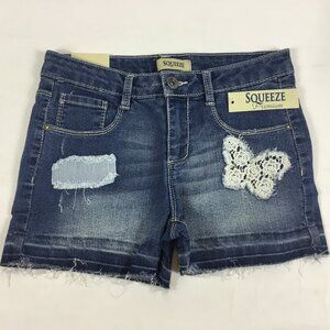 (NWT) Squeeze Premium Medium Stone Blu Jeans Shorts